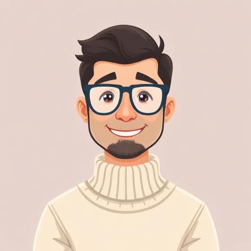 Retrato vectorial de Prof. Miguel Ángel Torres, experto en Física Atmosférica